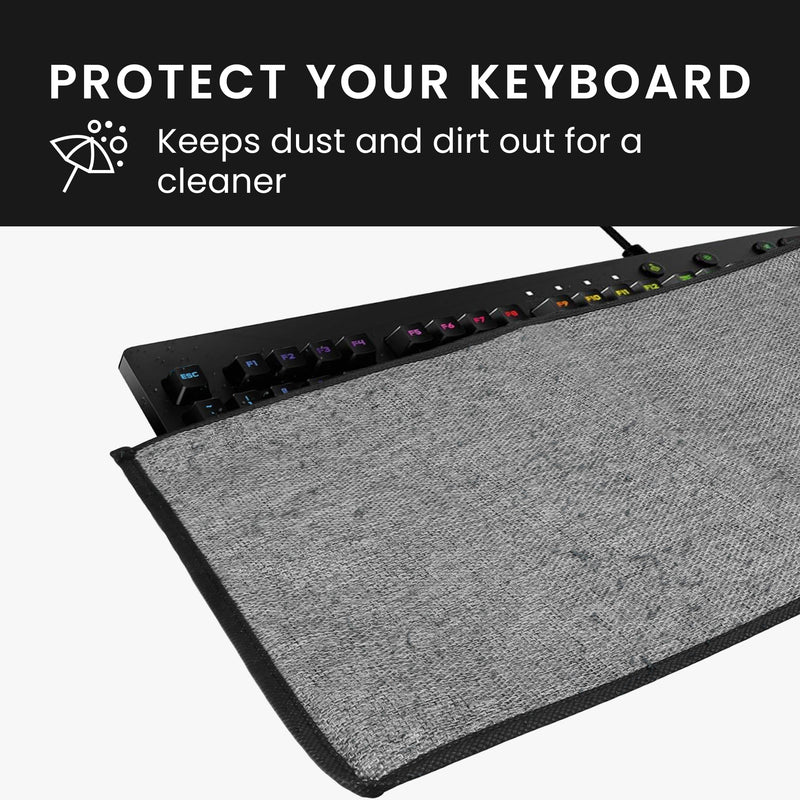 kwmobile Keyboard Cover compatible with Universal Keyboard Keyboard Case Dust Cover with Zipper Keyboard Cover
