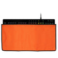 kwmobile Tastaturabdeckung kompatibel mit Universal Keyboard (L) Tastatur Hülle - Staubschutz Abdeckung mit Reißverschluss - Keyboard Cover in Orange Orange  