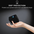kwmobile Case for UGREEN Nexode Pro 160W GaN Case - Portable Power Bank Pouch - Power Bank Bag