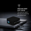 kwmobile Case for UGREEN Nexode Pro 160W GaN Case - Portable Power Bank Pouch - Power Bank Bag
