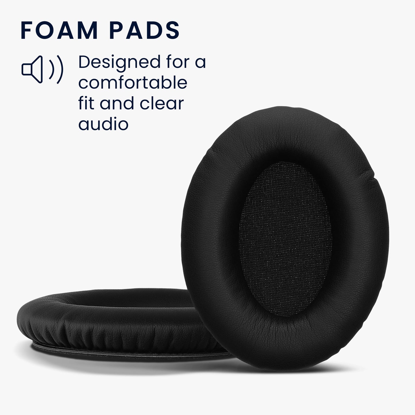 kwmobile Ear Pads for INFURTURE H1 Earpads Replacement Headphone Spare Parts Headphone Replacement Pads Over-Ear Headphones