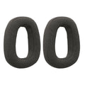 kwmobile 2x Mesh Polyester Ohr Polster für Logitech Zone Vibe 100 Ohrpolster - Ersatz Ohrpolster - Kopfhörer Ersatzteile - Kopfhörer Ersatzpolster für Over Ear Headphones Dunkelgrau  