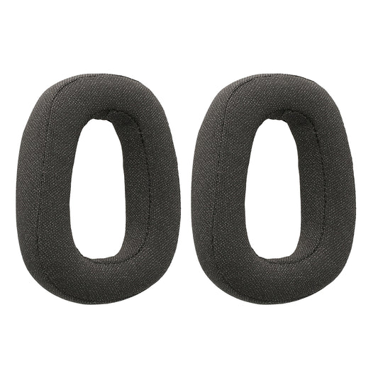 kwmobile 2x Mesh Polyester Ohr Polster für Logitech Zone Vibe 100 Ohrpolster - Ersatz Ohrpolster - Kopfhörer Ersatzteile - Kopfhörer Ersatzpolster für Over Ear Headphones Dunkelgrau  