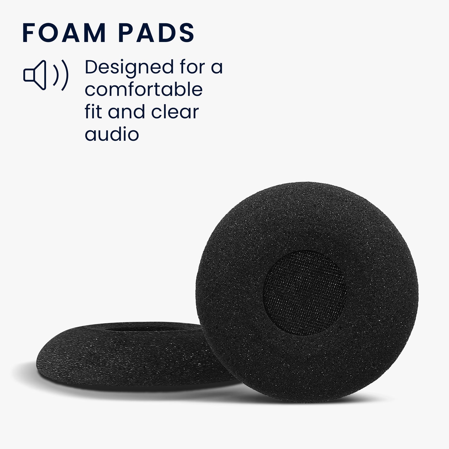 kwmobile Ear Pads for Logitech Biz 2300 USB Duo / Biz 2300 QD / Biz 2300 USB MS Earpads Replacement Earpads Headphone Replacement Parts Headphone Replacement Pads Over Ear Headphones