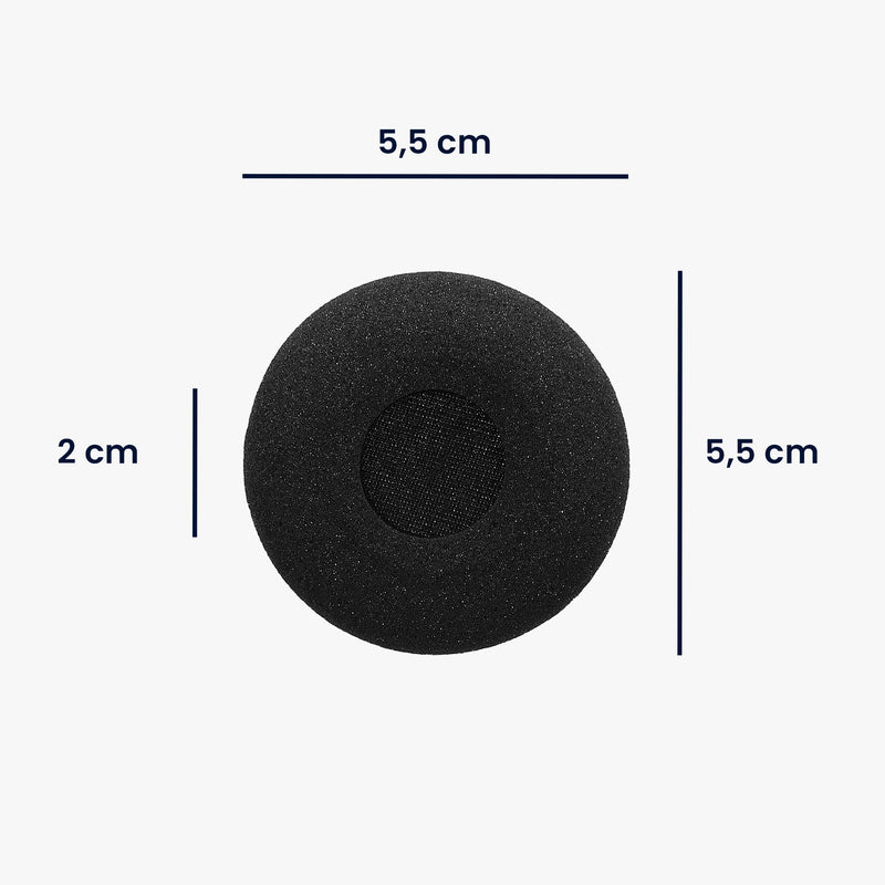 kwmobile Ear Pads for Logitech Biz 2300 USB Duo / Biz 2300 QD / Biz 2300 USB MS Earpads Replacement Earpads Headphone Replacement Parts Headphone Replacement Pads Over Ear Headphones