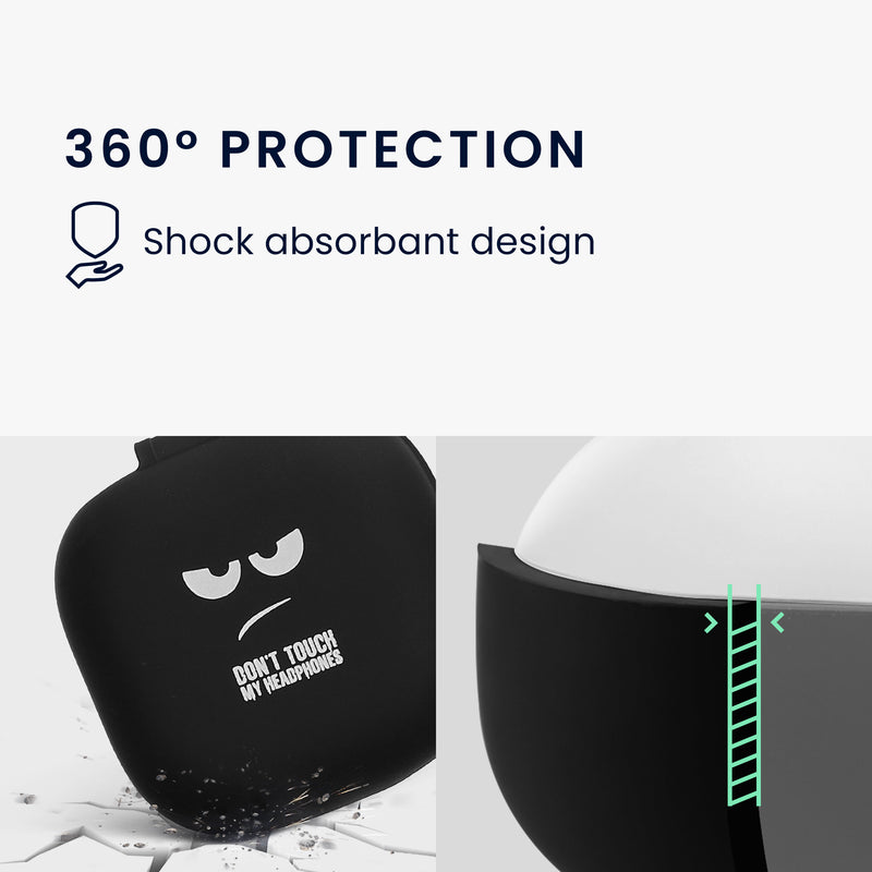 Silicone Case for Anker Soundcore P31i / Soundcore R60iNC Don't Touch My Headphones Design