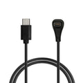 kwmobile USB C Ladekabel kompatibel mit COROS PACE Pro / PACE 4 / APEX 4 / NOMAD - Kabel Charger - Smart Watch Typ C Ersatzkabel - Fitnesstracker Aufladekabel Schwarz  
