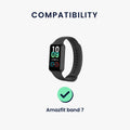 kwmobile USB C Charging Cable compatible with Amazfit Band 7 Cable Charger Smart Watch Type C Replacement Cable Fitness Tracker Charging Cable