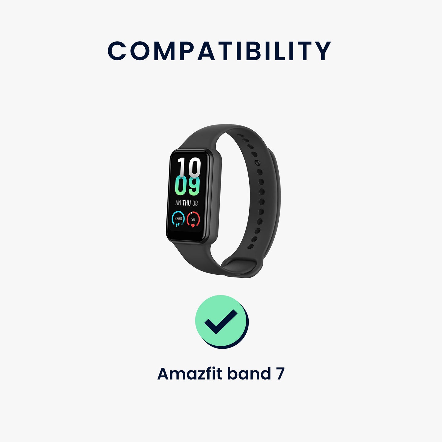 kwmobile USB C Charging Cable compatible with Amazfit Band 7 Cable Charger Smart Watch Type C Replacement Cable Fitness Tracker Charging Cable