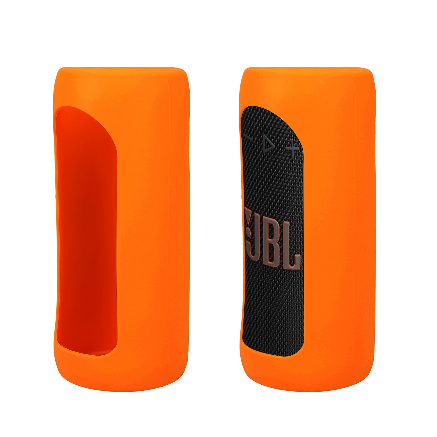 kwmobile Silikon Hülle kompatibel mit JBL Grip - Schutzhülle für Mini Speaker - Cover Bluetooth Lautsprecher Orange Orange  