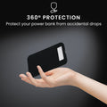 kwmobile Cover for Apple Air MagSafe Case - Power Bank Cover for On-the-Go - Pouch for Power Bank