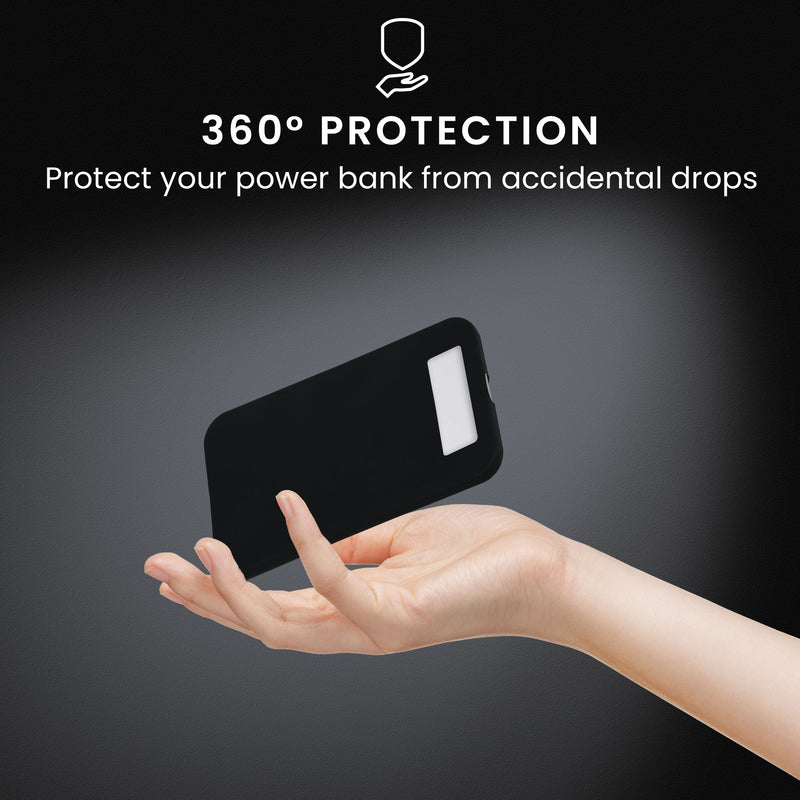 kwmobile Cover for Apple Air MagSafe Case - Power Bank Cover for On-the-Go - Pouch for Power Bank