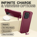 Oakshield Phone Case with Stand Compatible with iPhone 14 Pro Case - With Kickstand - Case for iPhone 14 Pro - MagSafe Compatible