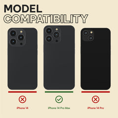 Oakshield Handyhülle mit Standfunktion kompatibel mit iPhone 14 Pro Max Hülle - Mit Ständer - Case für iPhone 14 Pro