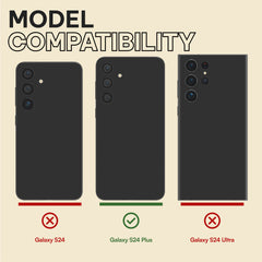 Oakshield Handyhülle mit Standfunktion kompatibel mit Samsung Galaxy S24 Plus Hülle - Case für S24 Plus - Hülle