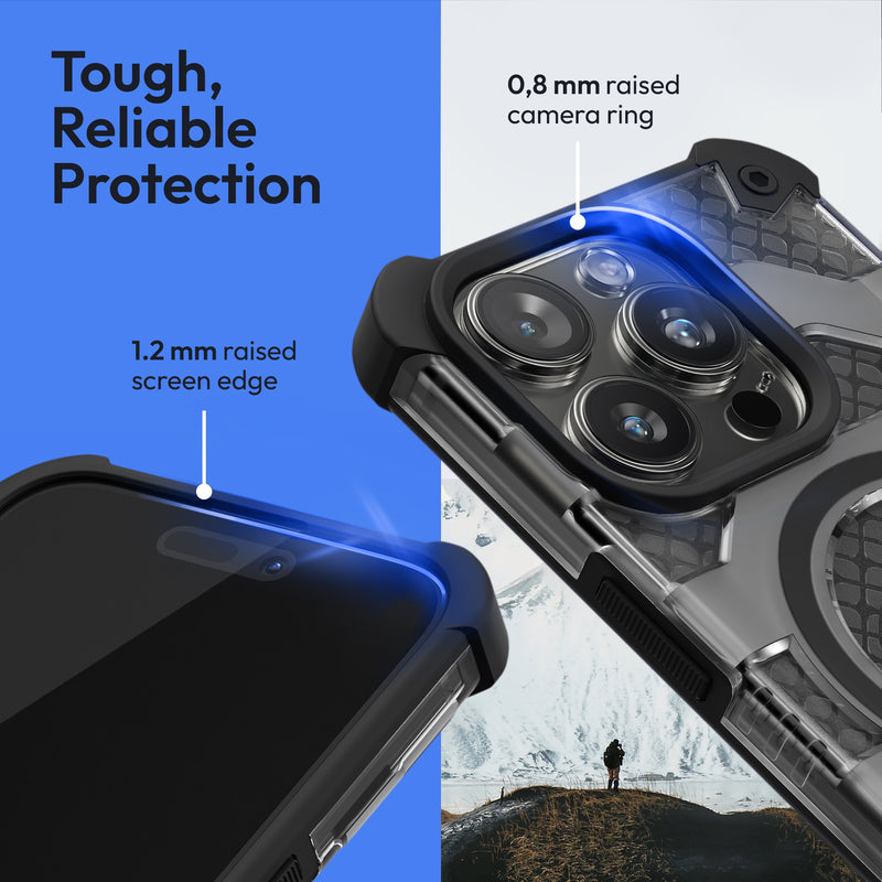 Oakshield Phone Case Compatible with iPhone 15 Pro Case Compatible with MagSafe Accessories Protective Cover with Military Standard Drop Test