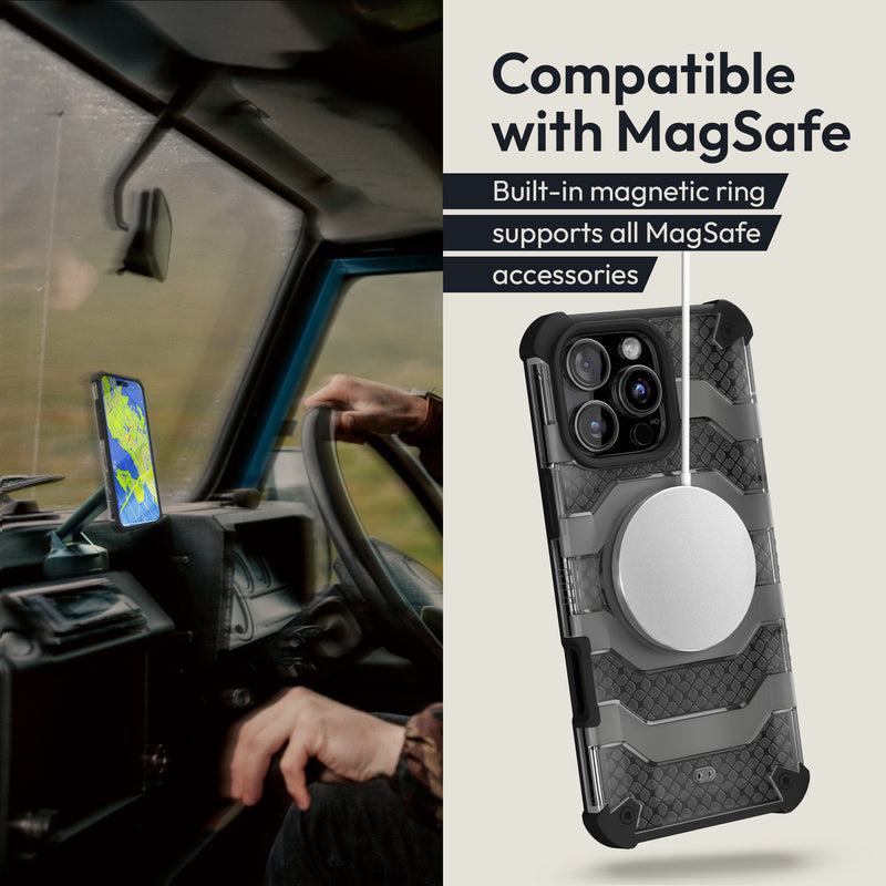 Oakshield Phone Case Compatible with iPhone 16 Pro Max Case Compatible with MagSafe Accessories Protective Case with Military Standard Drop Test