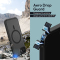 Oakshield Case for Apple iPhone 17e / iPhone 16e - Magnetic Semi-Transparent Phone Case - Shockproof Protective Cover with Camera Protection - With Glass Film - Case