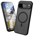 Oakshield Hülle für Google Pixel 9 Pro XL Hülle - Magnetische Handyhülle halbtransparent - Schutzhülle stoßfest mit Kameraschutz - Case in Schwarz Schwarz  