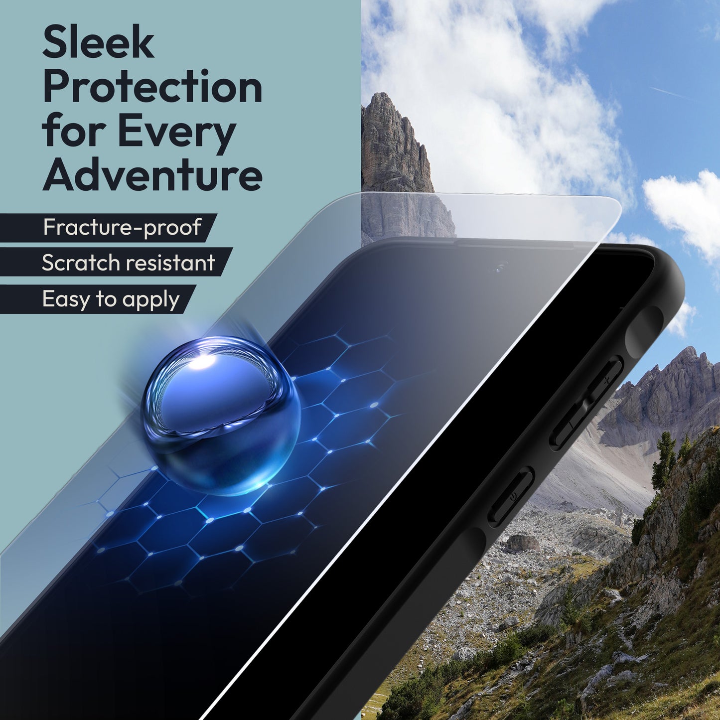 Oakshield Case for Samsung Galaxy A56 5G - Magnetic Semi-Transparent Phone Case - Shockproof Protective Cover with Camera Protection - With Glass Screen Protector - Case