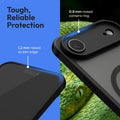 Oakshield Case for Apple iPhone Air Case - Magnetic Semi-Transparent Phone Case - Shockproof Protective Cover with Camera Protection - With Glass Screen Protector - Case