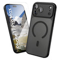 Oakshield Hülle für Apple iPhone 17 Pro Max Hülle - Magnetische Handyhülle halbtransparent - Schutzhülle stoßfest mit Kameraschutz - Case in Schwarz Schwarz  