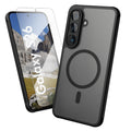 Oakshield Hülle für Samsung Galaxy S26 Hülle - Magnetische Handyhülle halbtransparent - Schutzhülle stoßfest mit Kameraschutz - Case in Schwarz Schwarz  