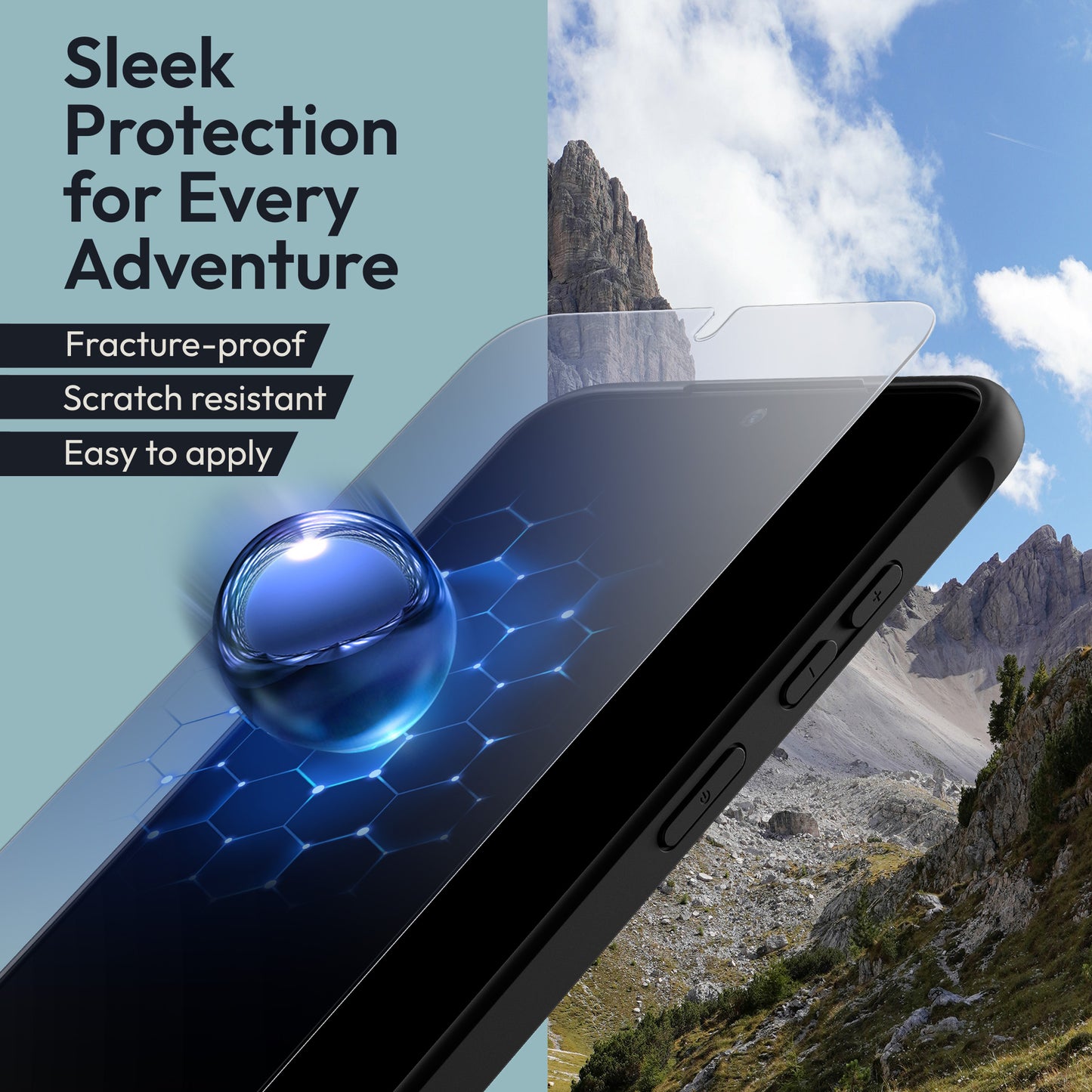 Oakshield Case for Samsung Galaxy S26 - Magnetic Semi-Transparent Phone Cover - Shockproof Protective Case with Camera Protection - With Glass Screen Protector - Case