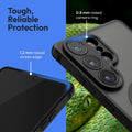 Oakshield Case for Samsung Galaxy S26 Ultra Case Magnetic Phone Case Semi-Transparent Protective Cover Shockproof with Camera Protection With Glass Film Case