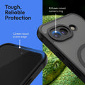 Oakshield Case for Google Pixel 10a, Magnetic Phone Case, Semi-Transparent Protective Cover, Shockproof with Camera Protection, With Glass Film Case